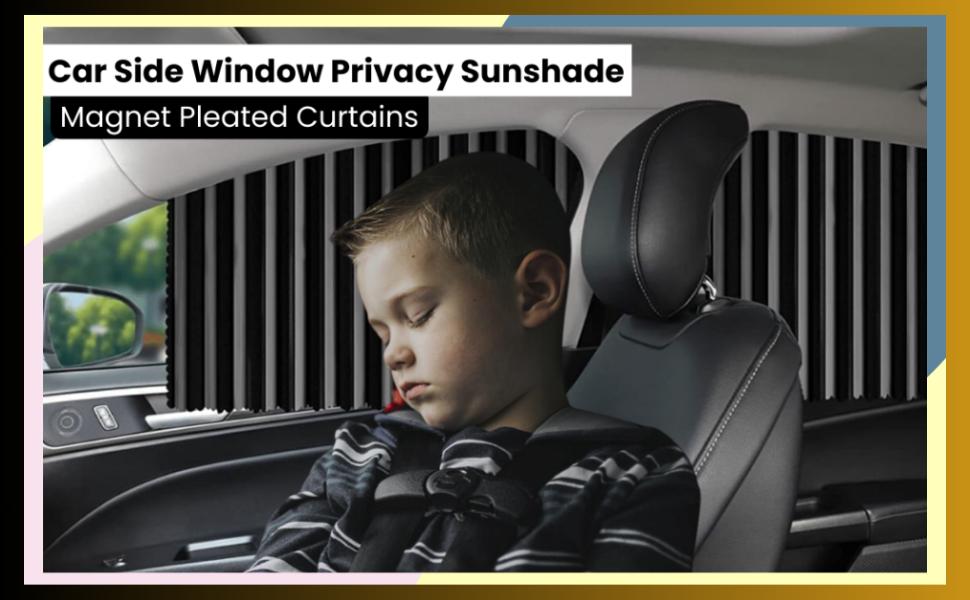 Zakheza Black Car Curtain