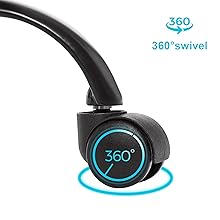 Um 360° drehbare Nylonräder