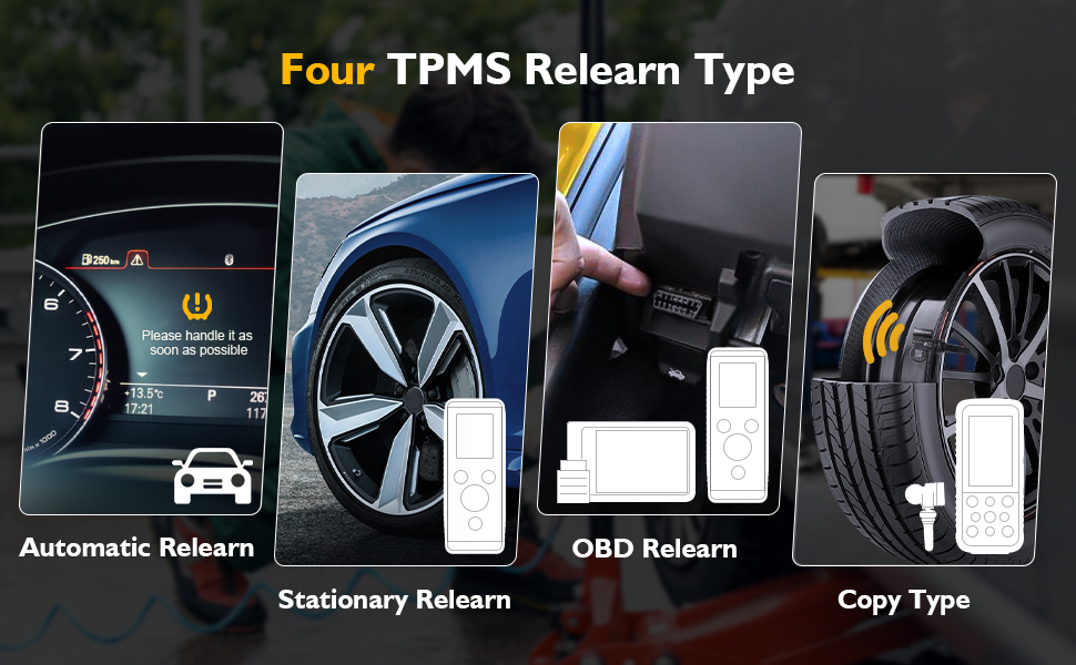 JDIAG TPMS Relearn Tool for GM Ford Jeep Dodge Volkswagen Series
