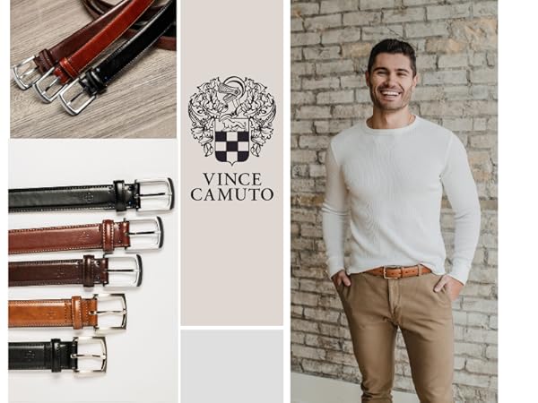 Amazon.com: Vince Camuto Belts Men | 32mm Reversible Tan to