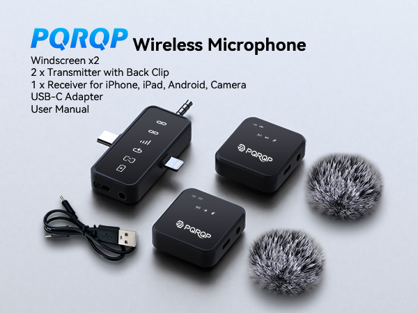 Amazon.com: PQRQP 3 in 1 Microphone for iPhone/Android
