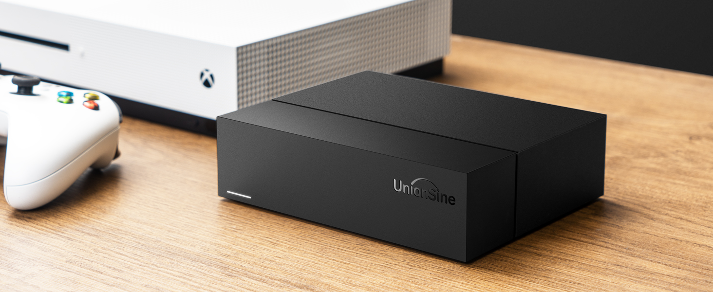 UnionSine 4TB 3.5" Desktop External Hard Drive USB3.2Gen2 TypeC HDD