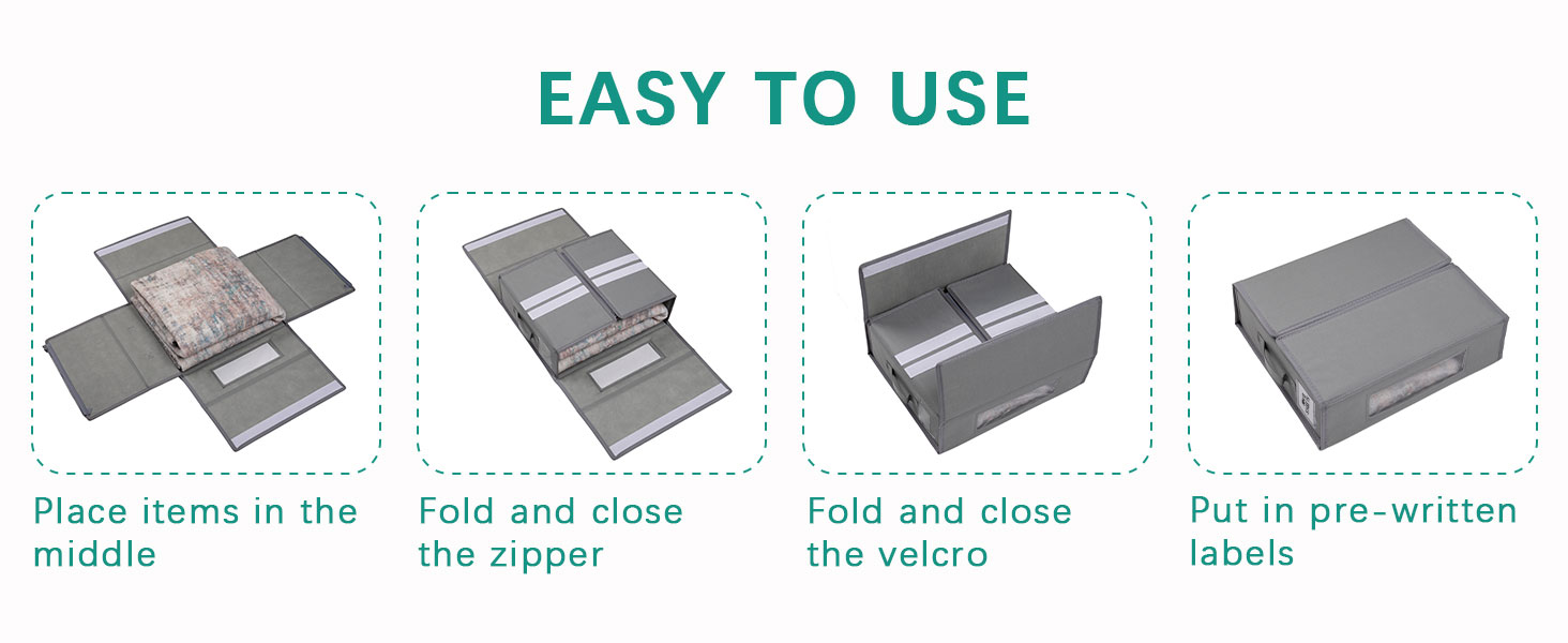 Bed Sheet Organizers and Storage