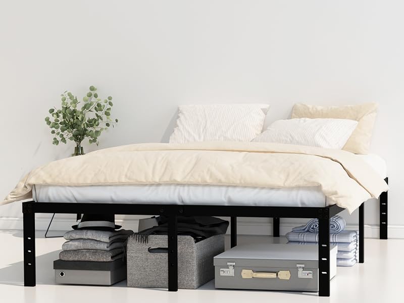 CMNOW 62冊 Maenizi King Size Bed Frame No Box Spring Needed, 14 Inch