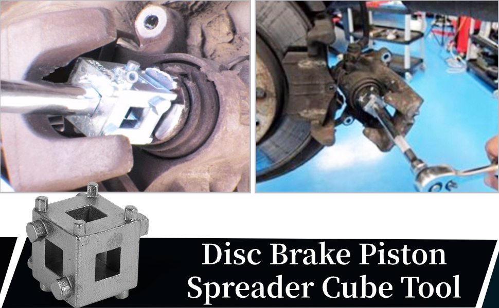 Disc Brake Piston spreader cube Tool,Car mini caliper Rear Disc Brake