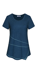 women workout tunic shirts