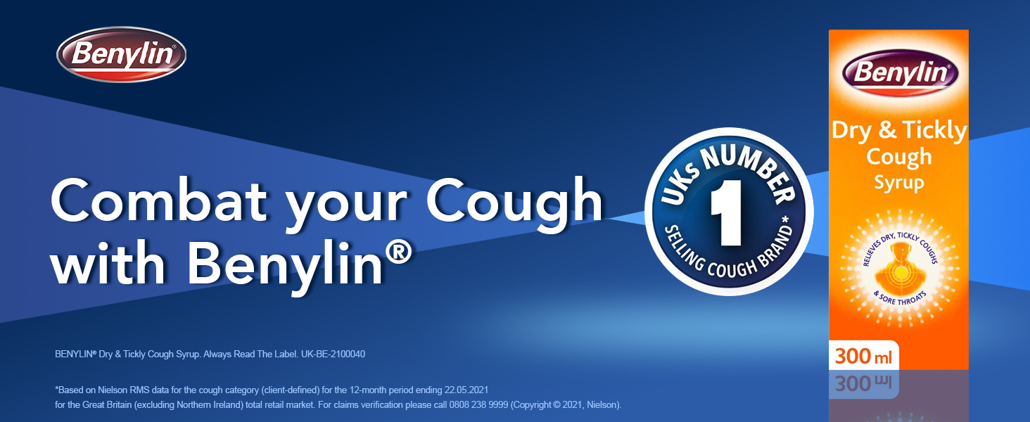 Benylin Dry & Tickly Cough Syrup Targeted Relief for Your Cough