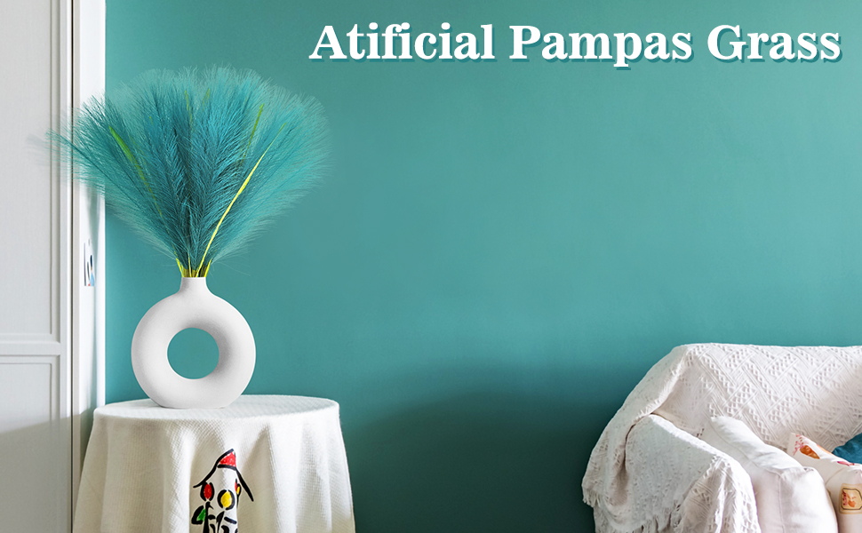 Pampas Grass 6 Stems Pampas Grass Decor with Entension