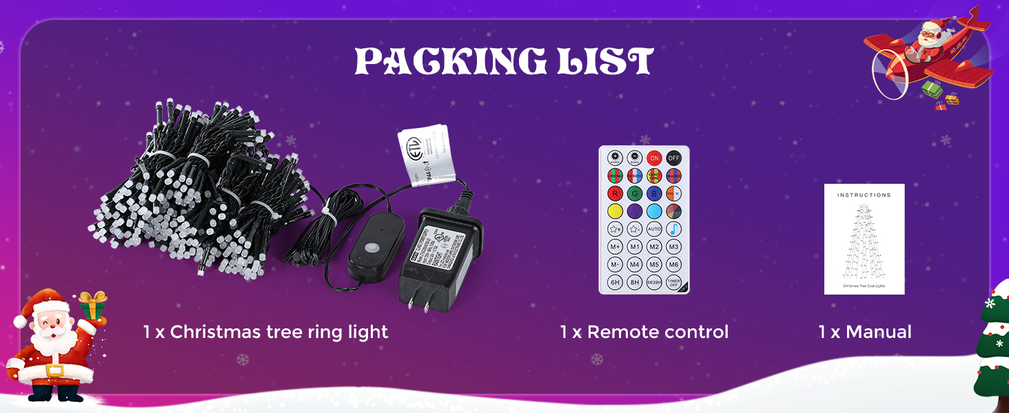 Christmas lights color changing