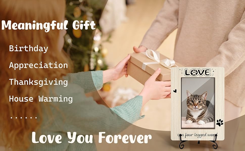 dog memorial picture frame