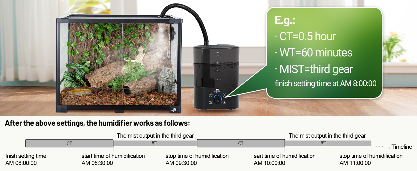 humidifier for reptile tank