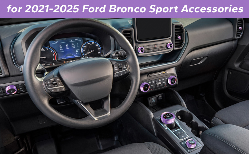 Ford Bronco Sport 11pcs Purple1