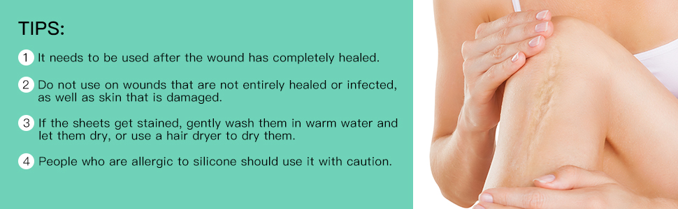silicone scar strip