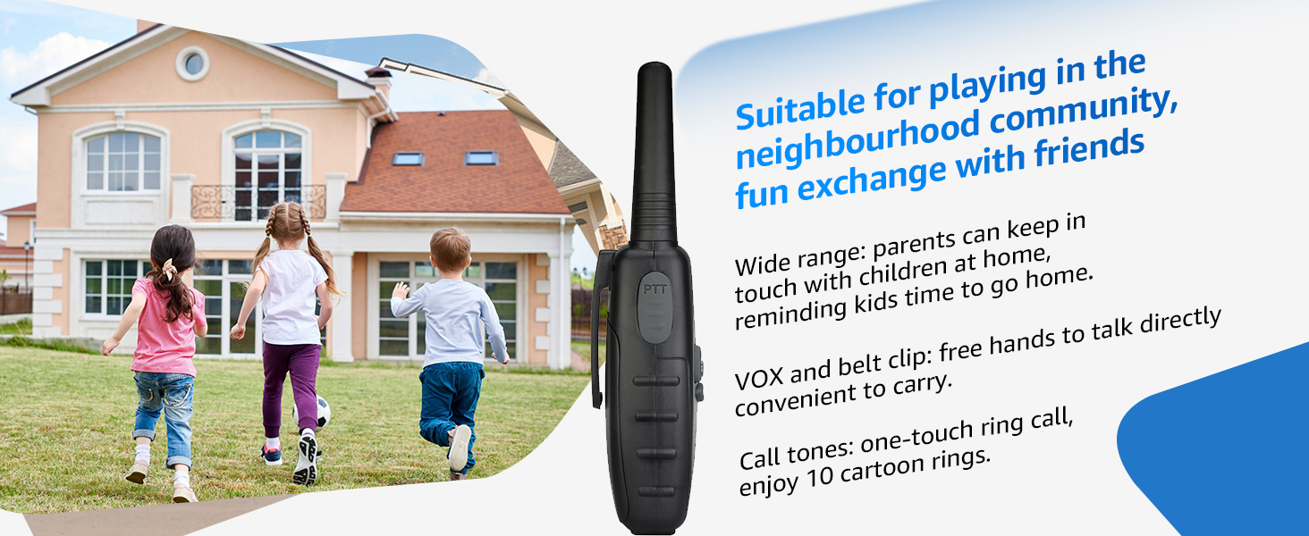 walkie talkies for boys girls and adults communicate at neighborhood