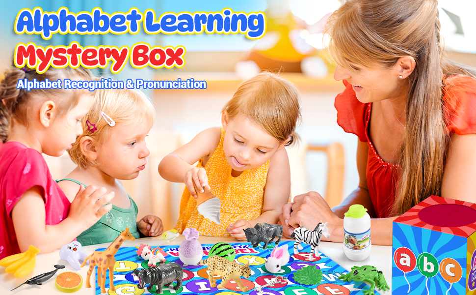 Alphabet Mystery Box for Kids Alphabet Learning Toys for