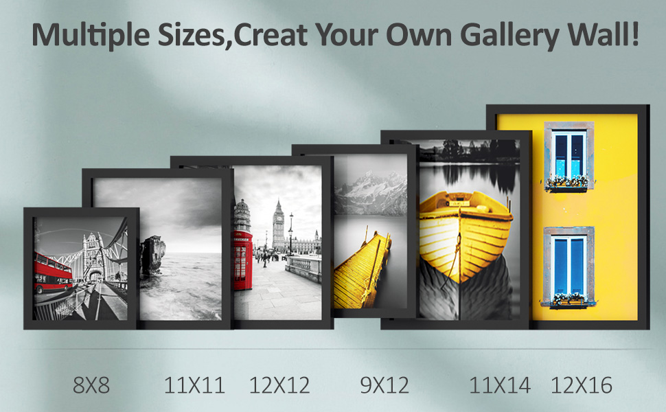 12x16 Picture Frames Made of Solid Wood Display Pictures