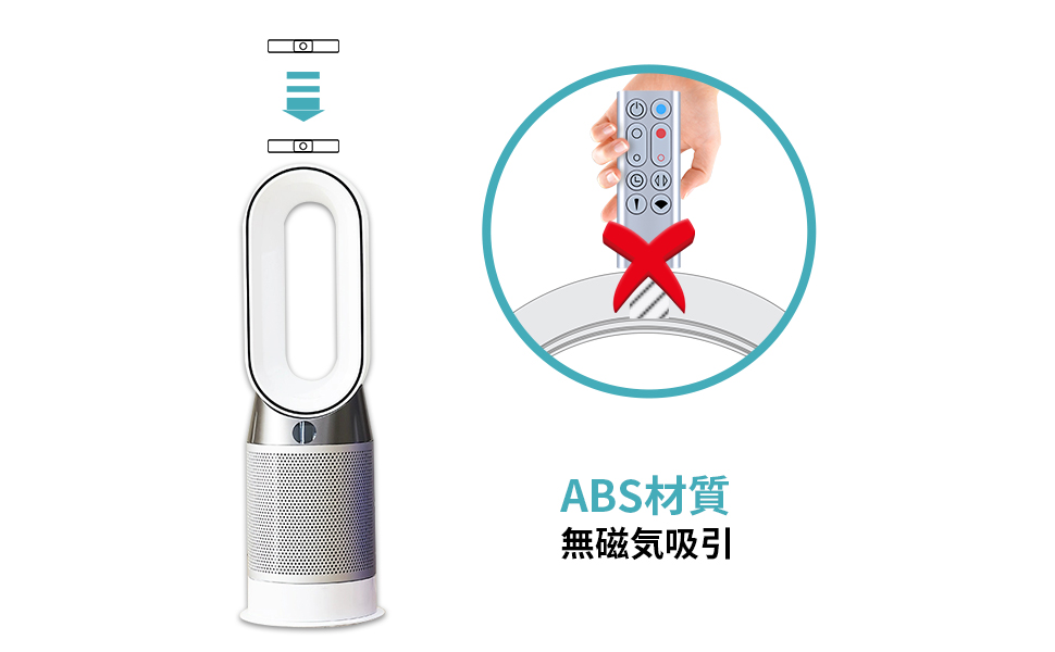 週末値下げ！Dyson hot+cool AM09 2015年製 リモコン新品 ダイソン ピュア ホット＆クール AM09 リモコン 互換品 白 電池