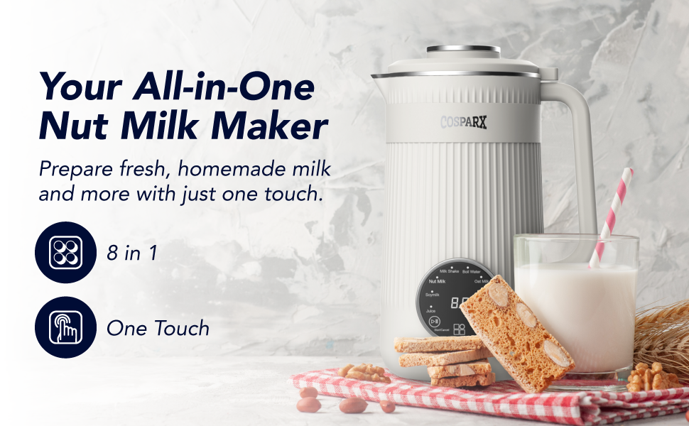 Nut milk maker machine, nut milk maker, soy milk maker, milk maker, almond milk maker