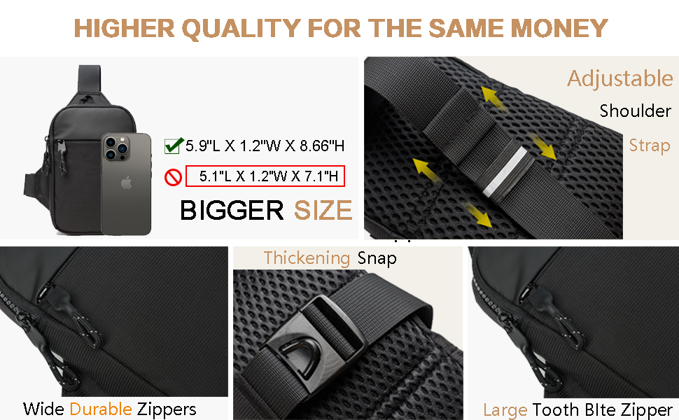 mini sling bag for men and women