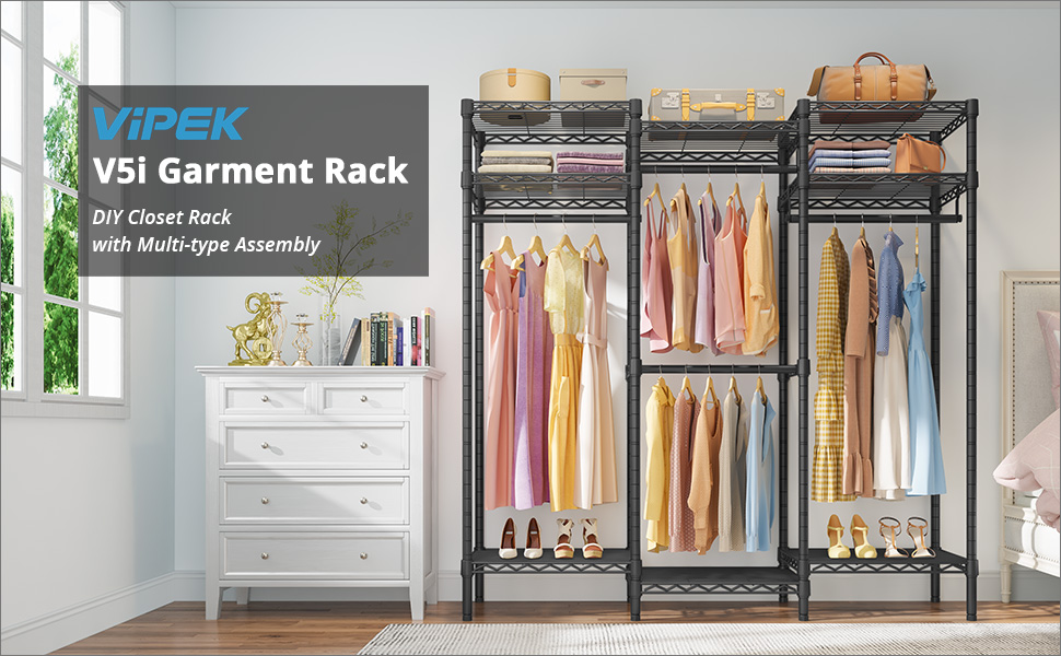 VIPEK V5i Garment Rack Bedroom Armoires Freestanding Closet