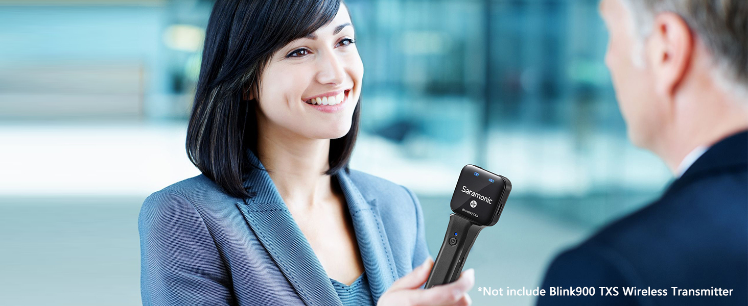 Wireless Handheld Microphone Holder, Saramonic Blink900 HMS Mic for Blink900 S1/S2/S3/S4/S5/S6/S20