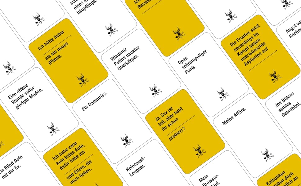Kampf gegen das Spiessertum Tabubruch mit 100 neuen Spielkarten. Die 3. Erweiterung des