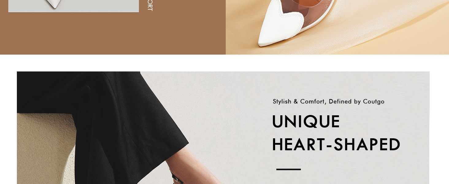 Womens Slingback Kitten Heels Clear Pumps Cute Heart Pointed Toe Slip On Party Prom Dress Shoes