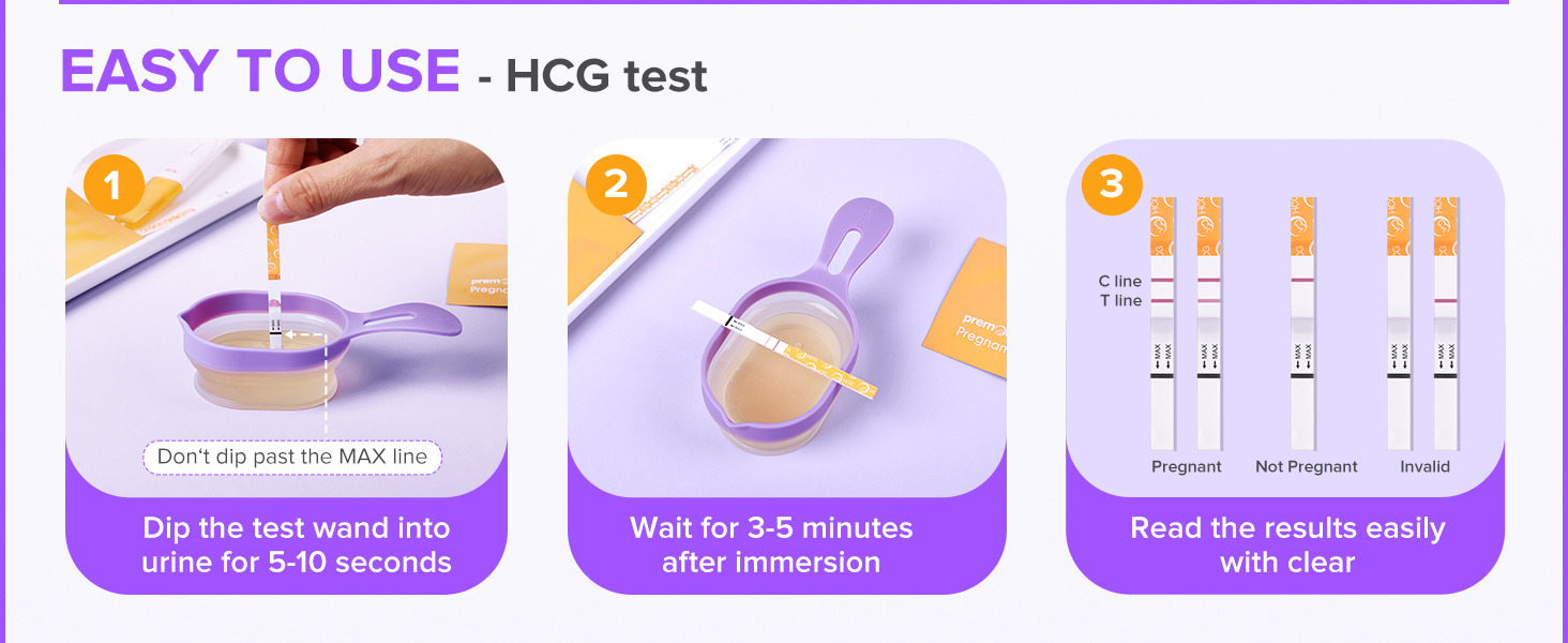 pregnancy test strips