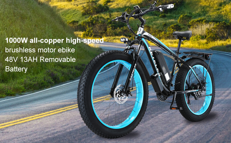 2000 watte electric bike for adults fat tire mountains snow sand road e bike