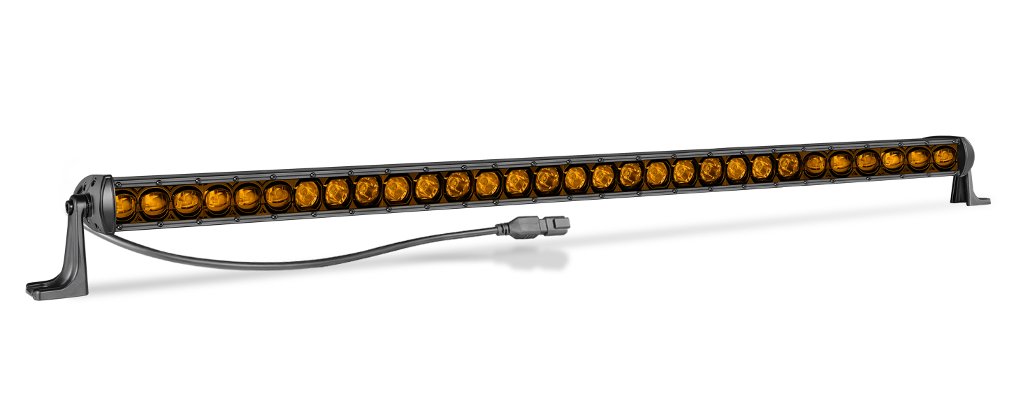 40 Inch Amber LED Light Bar with Wiring Harness, Nirider