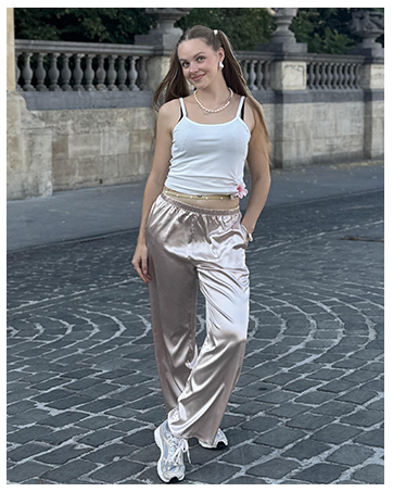 Silk Satin Wide Leg Pajama Sleep Pants