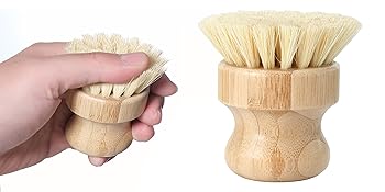 dish brush bamboo dish scrub brush