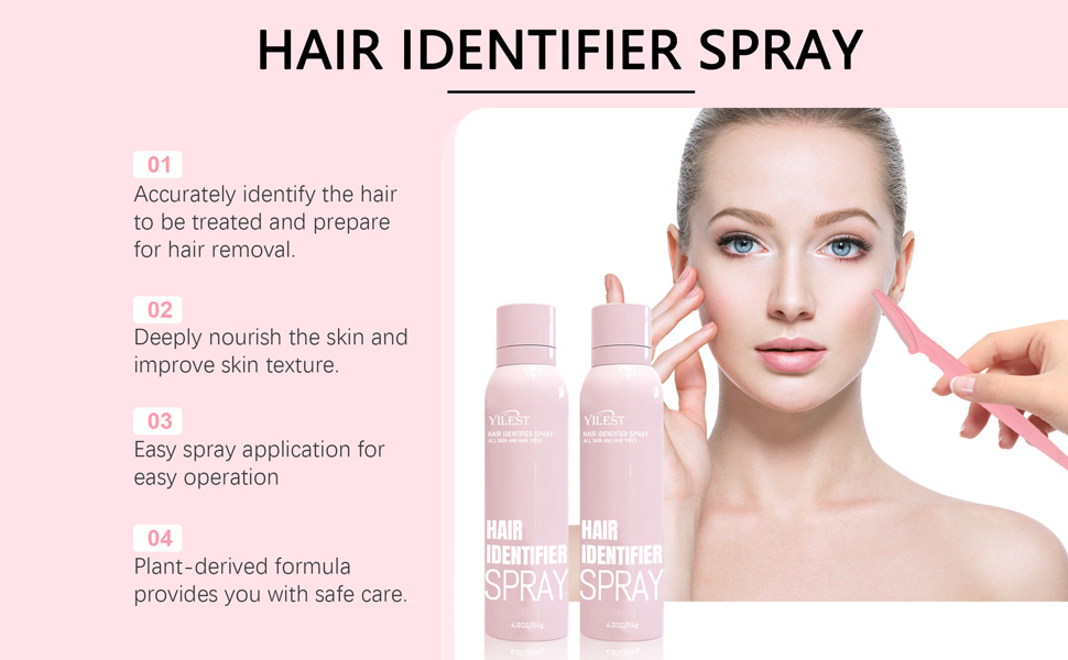 Face Hair Identifier Spray