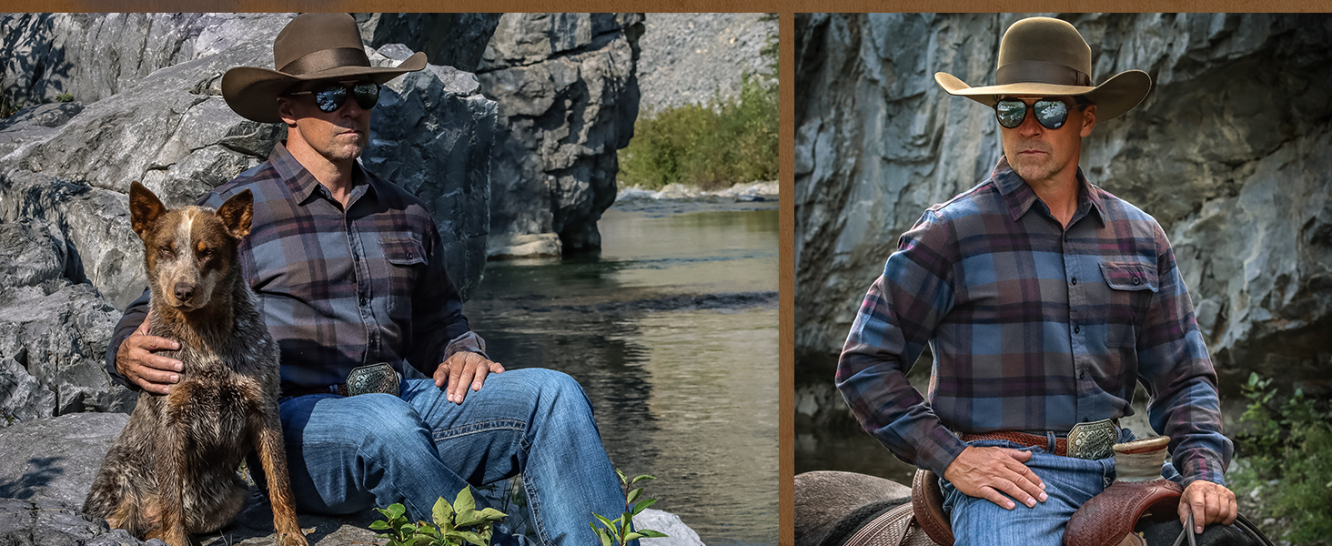 男士法兰绒衬衫