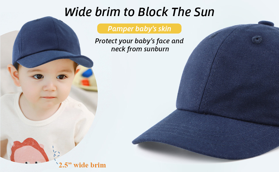 PESAAT Summer Baby Boy Baseball Hat Dinosaur Infant Visor Caps Cotton