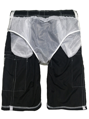 Men's Swim Trunks with Mesh Liner 4 Pockets