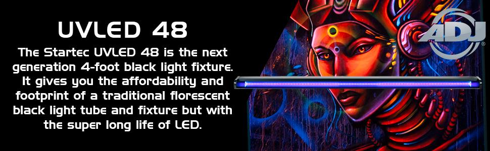 Amazon.com: ADJ Products UVLED48 Startec Blacklight Bulb, 48
