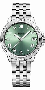 Tango Classic Ladies Quartz Watch, 30mm Stainless steel bracelet, Green dial, Roman numerals