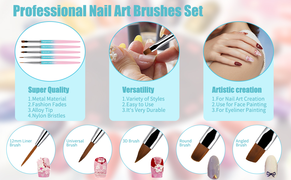 gel nail brush
