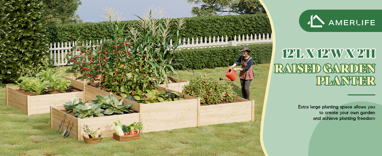 planter,planter box,raised garden planter,raised garden bed,raised beds for gardening