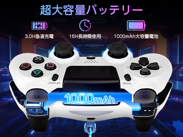 Amazon.co.jp: ps4コントローラー【2025年革新版・アップデート