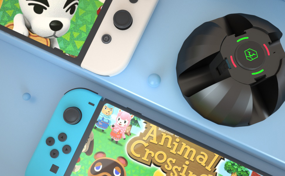 JoyCon Charger Dock for Nintendo Switch, Controller Charger Station Support Charge Four Joycons