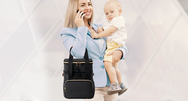 Breastmilk Cooler Bag with Ice Pack