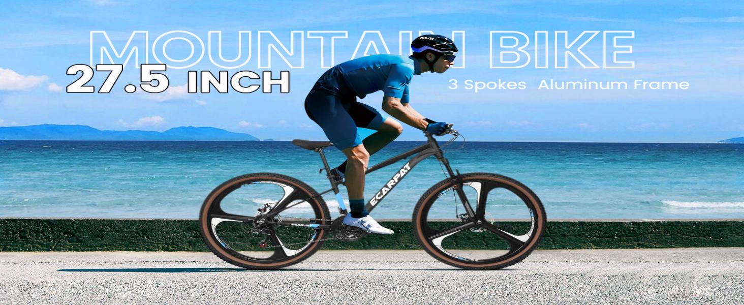 KIAPALNO Mountain Bike 27.5 Inch Wheels