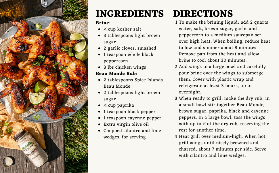 Spice Islands Beau Monde Seasoning, 3.5 Ounce Amazon.ca Grocery & Gourmet Food