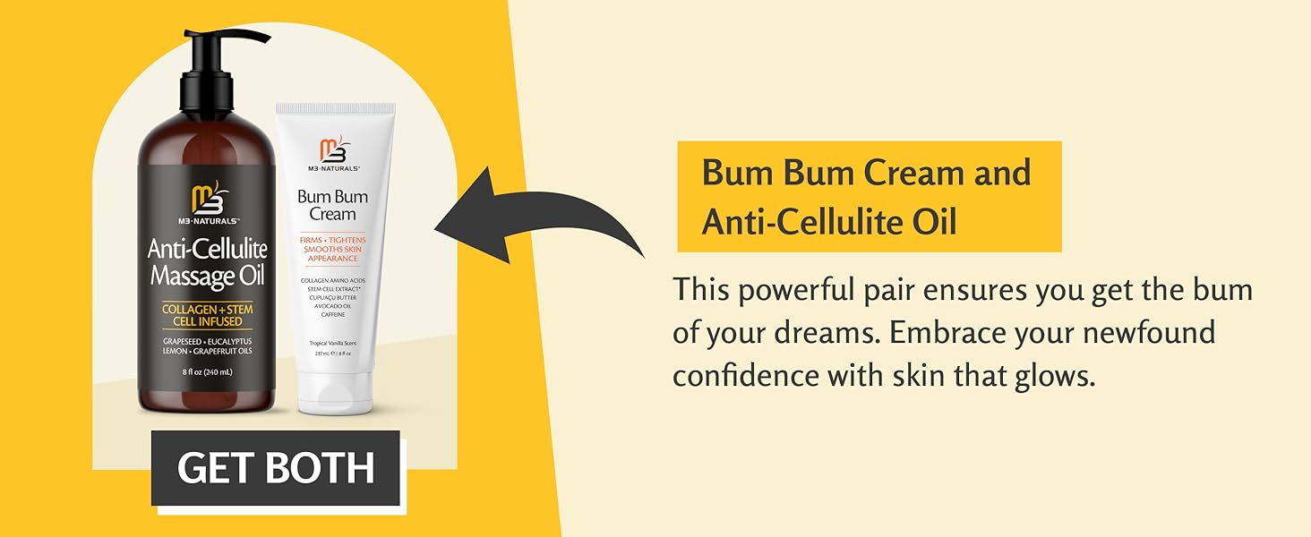 Bum Bum Cream and Anti-Cellulite Oil