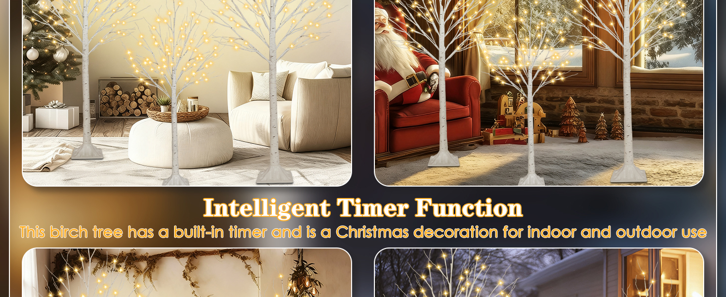 Birch Tree with Timer Function