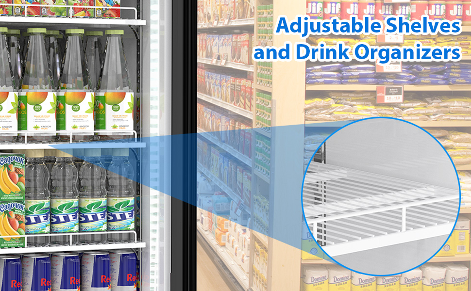 Commercial Beverage Display Refrigerator