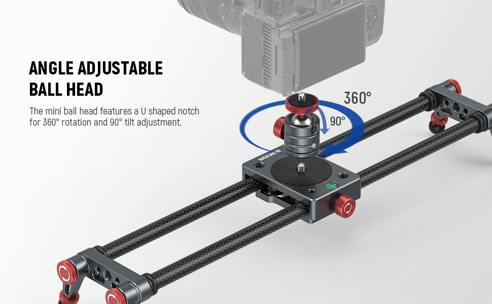 Amazon.com : NEEWER 16in/40cm Carbon Fiber Camera Slider