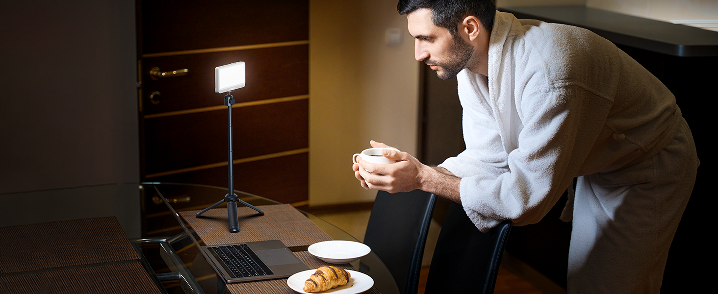 1Set LitONES Zoom Meeting Light for Computer, 30 Light